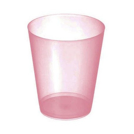Vasos de Plástico PP Sidra "Irrompibles" Rojo Translúcido 480ml (20 Uds)