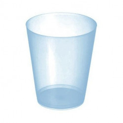 Vasos de Plástico PP Sidra "Irrompibles" Azul Translúcido 480ml (20 Uds)