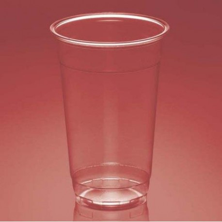 Vasos de Plástico PP Plus Transparentes 370ml (50 Uds)