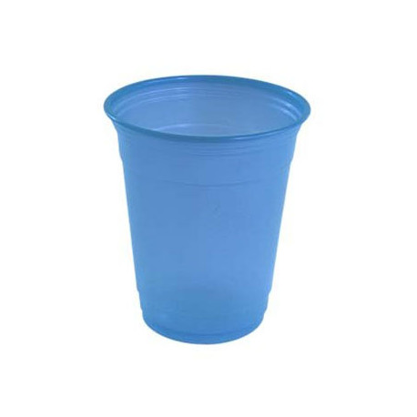 Vasos de Plástico PP Azul Nube 360ml (10 Uds)