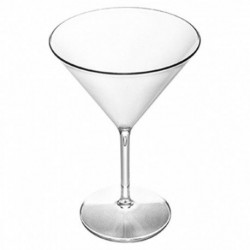 Copas Cocktail Martini Reutilizables Plástico Tritán 300ml (2 Uds)