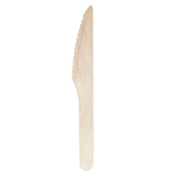 Cuchillos de Madera Ecológicos 16,5cm (100 Uds)