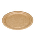 Platos Biodegradables Cartón Kraft 18cm (50 Uds)