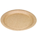 Platos Biodegradables de Cartón Kraft 23cm (50 Uds)