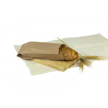 Bolsas de Papel Kraft 9+5x24cm 40gr (1.000 Uds)