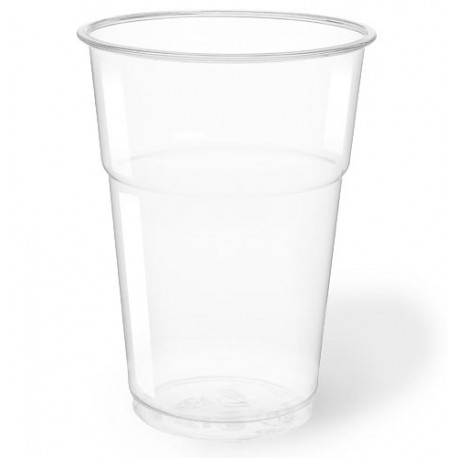 Vasos Biodegradables PLA Transparentes 400ml (50 Uds)