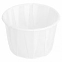 Tarrinas de Papel Plisado Blancas 60ml (250 Uds)