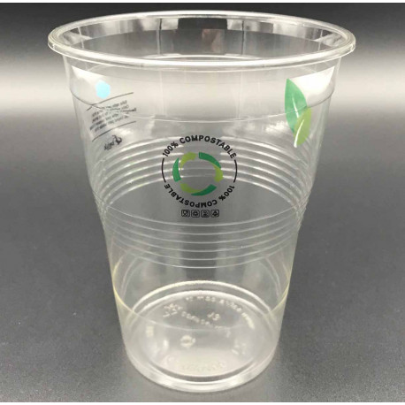 Vasos Biodegradables PLA Mini/Litrona Impresos 1.000ml (500 Uds)