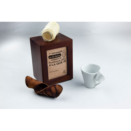 Servilletas de Papel Ecológicas Miniservis con "Frases Eco" 17x17cm (100 Uds)