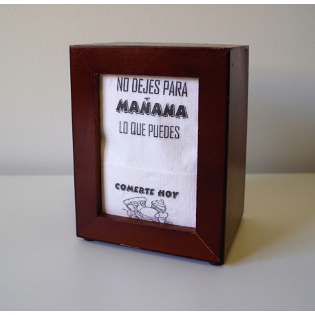 Servilletas de Papel Miniservis con Frases 17x17cm (100 Uds)