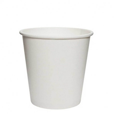 Vasos Biodegradables de Cartón Blancos 120ml Ø6,1cm (1.000 Uds)