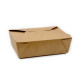 Cajas de Cartón Kraft para Comida 21,1x15,8x6,8cm 1.980ml (200 Uds)
