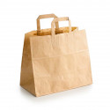 Bolsas de Papel Kraft con Asas 26+17x26cm (250 Uds)