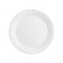 Platos Biodegradables de Cartón Blanco 23cm (500 Uds)