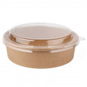 Envases de Cartón Redondos con Tapa rPET 1.100ml (25 Uds)