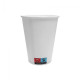 Vasos Biodegradables de Cartón Blanco 200ml Ø7,4cm (50 Uds)