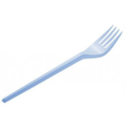 Tenedores de Plástico Azul Baby 16,5cm (15 Uds)