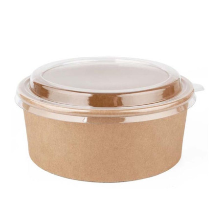 Envases de Cartón Redondos con Tapa rPET 1.000ml (25 Uds)