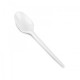 Cucharitas Compostables Blancas 13,5cm (500 Uds)