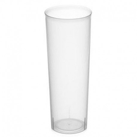 Vasos de Plástico PP Tubo "Irrompibles" 300ml (10 Uds)