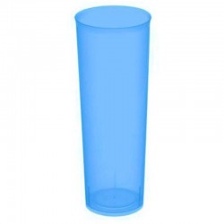 Vasos de Plástico PP Tubo "Irrompibles" Lila Flúor 300ml (6 Uds)