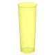 Vasos de Plástico PP Tubo "Irrompibles" Amarillo Flúor 300ml (6 Uds)