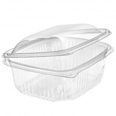 Envases con Tapa Alta Plástico PET Transparentes 1500ml (180 Uds)