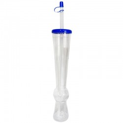 Vasos Yarda de Plástico 500 ml con Pajita (102 Uds)
