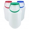 Lecheras de Plástico con Asa y Tapa 2000 ml (50 Uds)