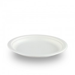 Platos Biodegradables Caña de Azúcar Postre 17cm (500 Uds)