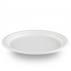 Platos Biodegradables Caña de Azúcar 26cm (50 Uds)