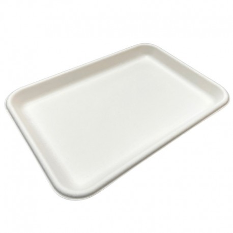 Bandejas Biodegradables Caña de Azúcar 20x15cm (50 Uds)