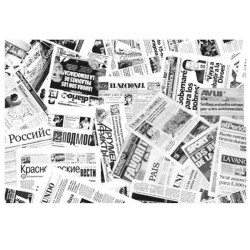 Papel Antigrasa Fast Food Periódico 30x38cm (3.000 Uds)