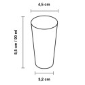 Vasos Catavino Plástico PS Transparentes 90ml (1.000 Uds)