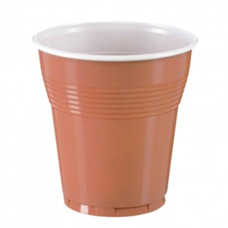 Vasos de Plástico PS Bicolor Vending 166ml (3.000 Uds)