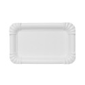 Bandejas de Cartón Blancas Rectangular 12 x 19cm (50 Uds)