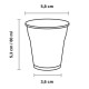 Vasos de Plástico PP Blancos 80ml (4.800 Uds)