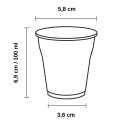 Vasos de Plástico PP Transparentes 100ml (4.800 Uds)