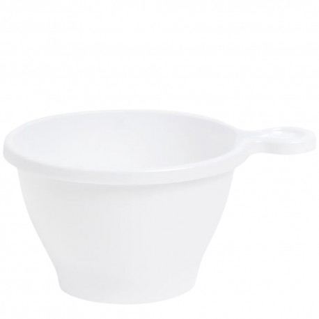 Tazas de Plástico Café con Leche PS Blancas 170 ml (50 Uds)
