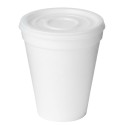 Vasos Térmicos Foam 190 ml con Tapa (100 Uds)