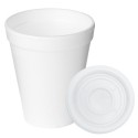 Vasos Térmicos Foam 230 ml con Tapa (100 Uds)