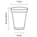 Vasos Térmicos Foam 230 ml con Tapa (1.000 Uds)