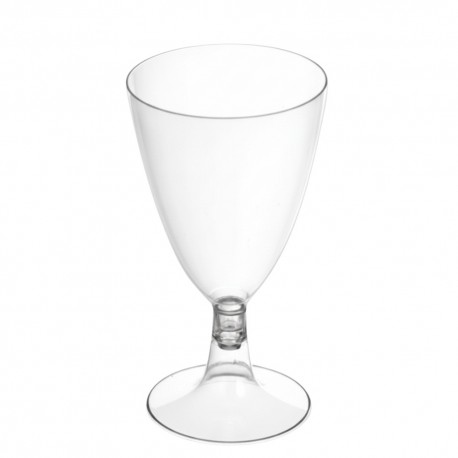 Copas de Plástico PS Agua/Vino 220ml Transparente (144 Uds)