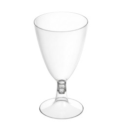 Copas de Plástico PS Agua/Vino 220ml Transparente (144 Uds)