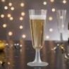 Copas de Cava de Plástico PS 150ml Pie Plata (168 Uds)