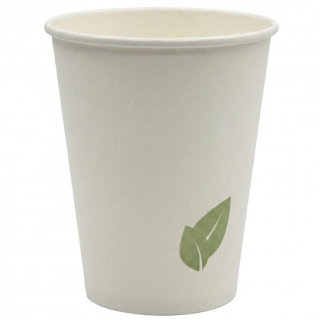 Vasos de Cartón Diseño Hojas 360ml Ø9cm (50 Uds)