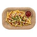 Bandejas Biodegradables Cartón Kraft 23x15cm (750 Uds)