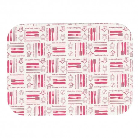 Tapas para Envases de Aluminio Rectangulares de 890ml (800 Uds)