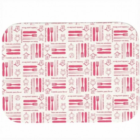 Tapas para Envases de Aluminio Rectangulares de 1.500ml (500 Uds)