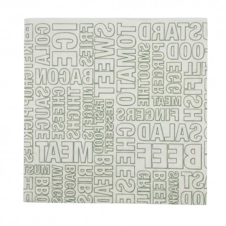 Papel Antigrasa Fast Food 30x30cm (1.000 Uds)